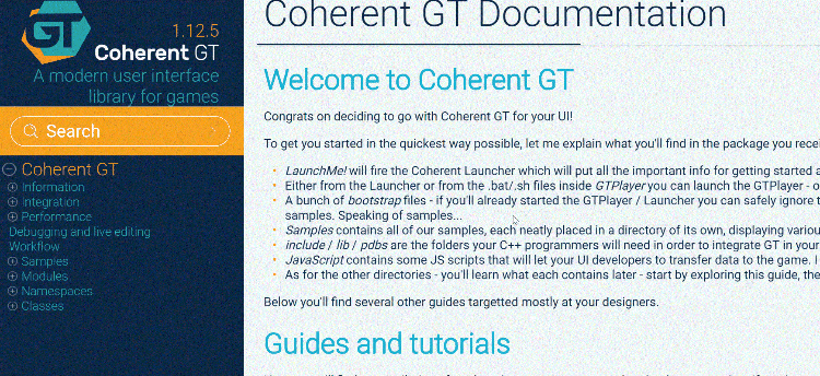 Coherent GT Documentation