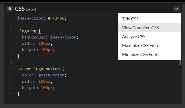 CSS Variables overview codepen