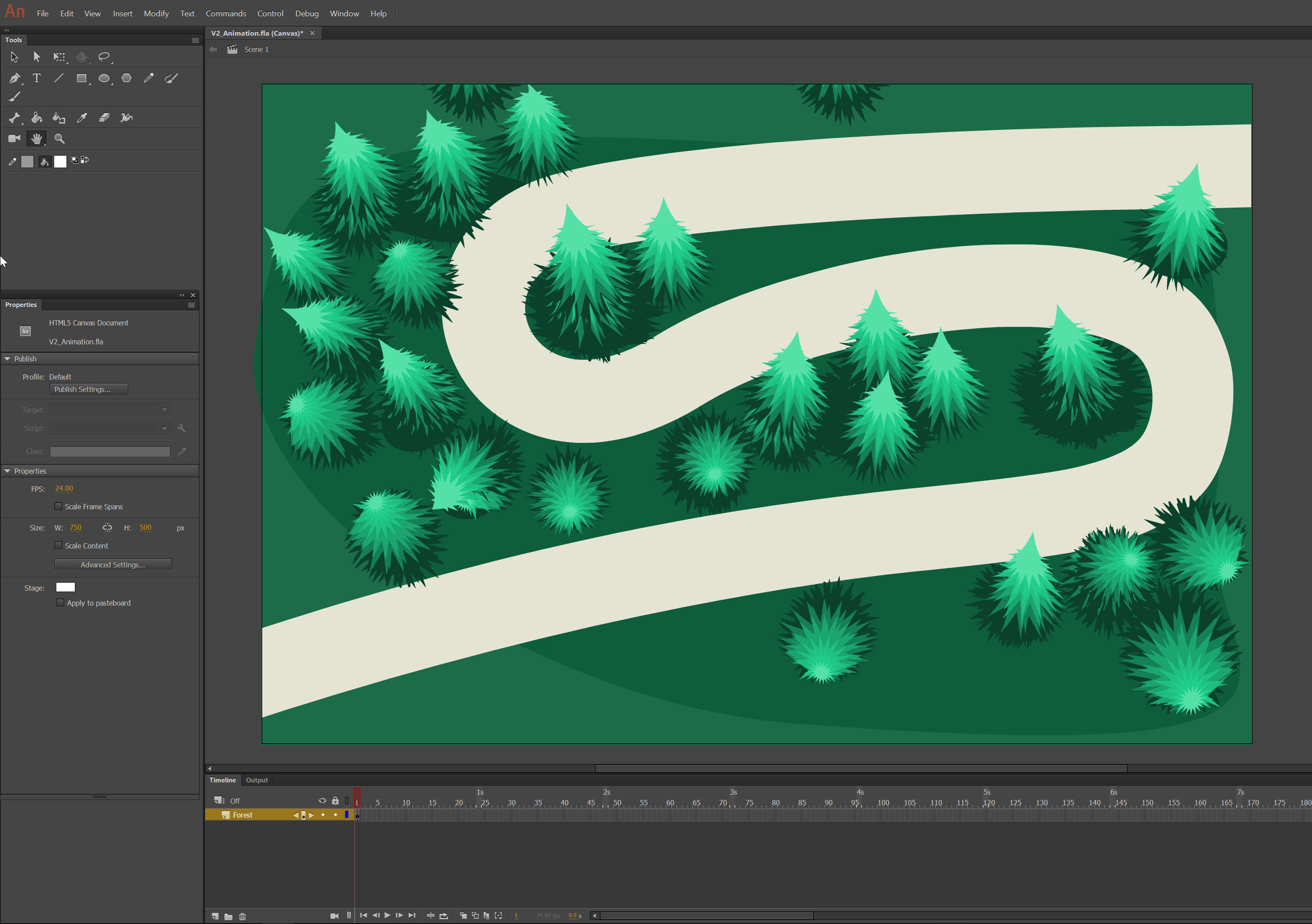 How to create motion paths in Adobe Animate - tutorial