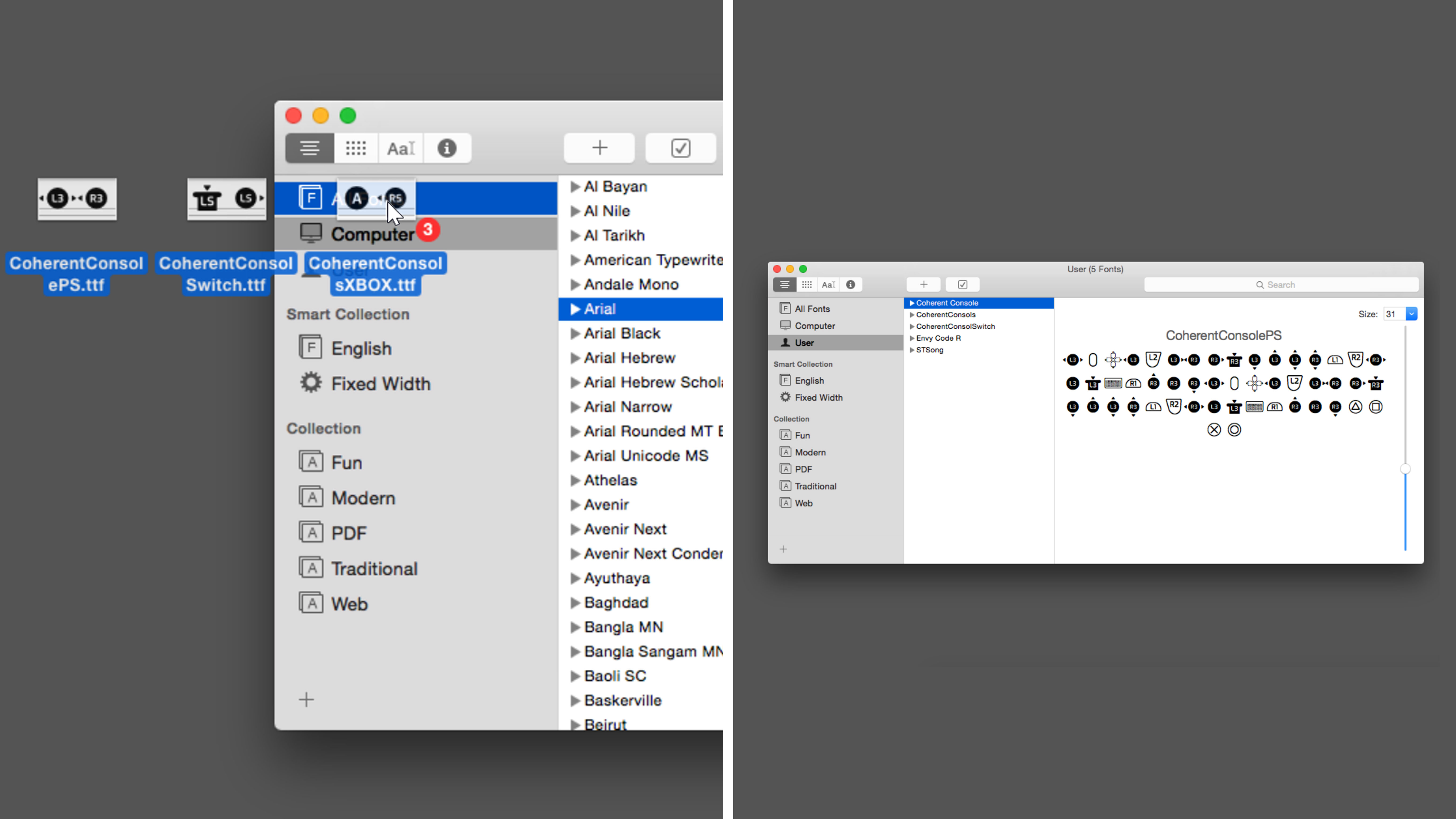 Installing Coherent Console Icons